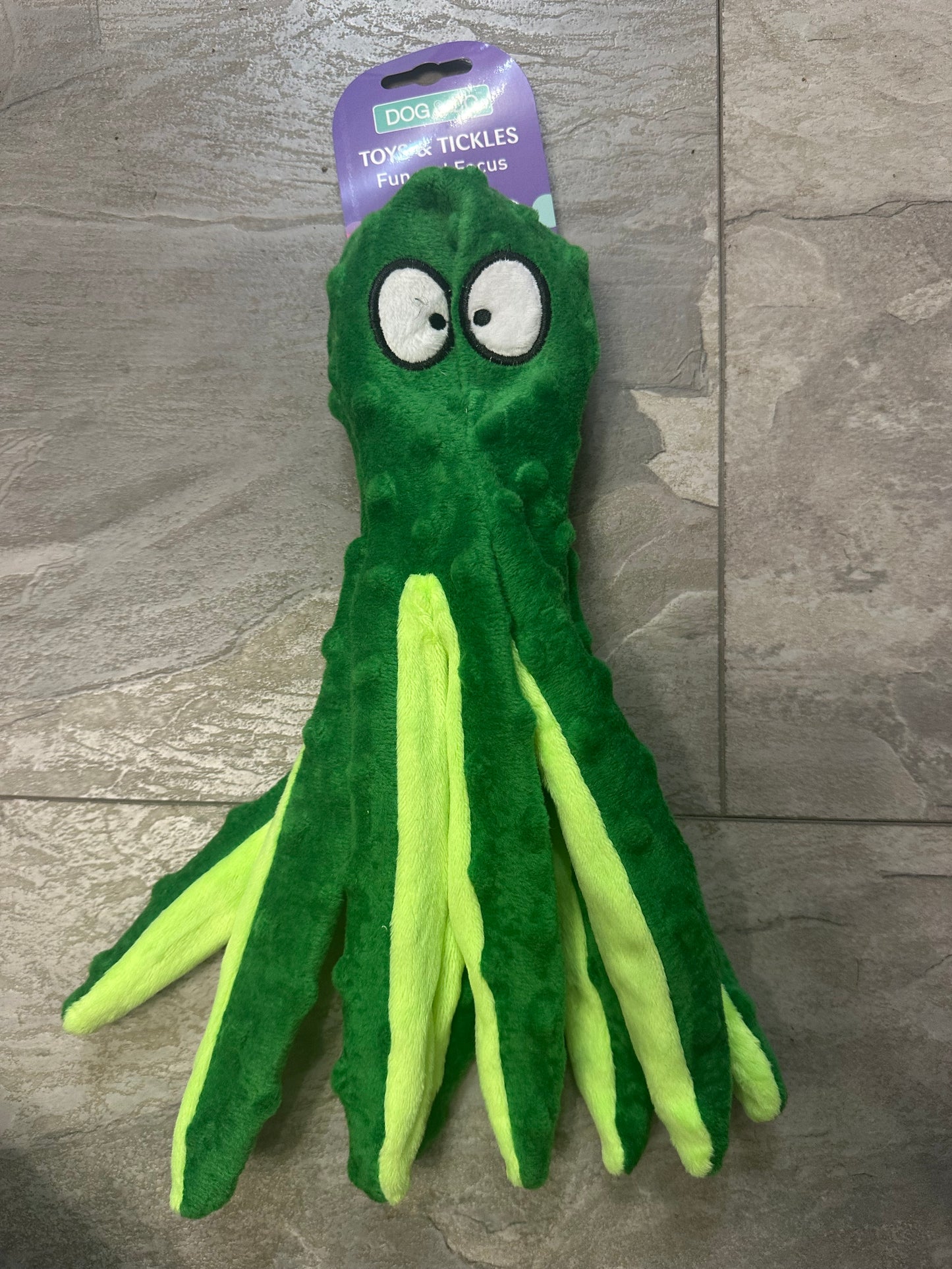 Octopus Crinkle Dog Toy