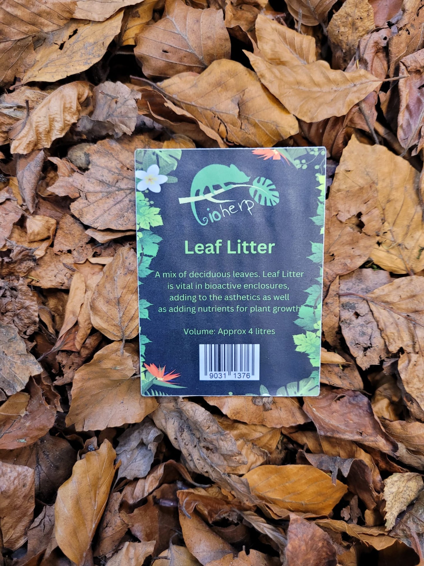 Bio Herp Leaf Litter Substrate Bio Active 4Litres