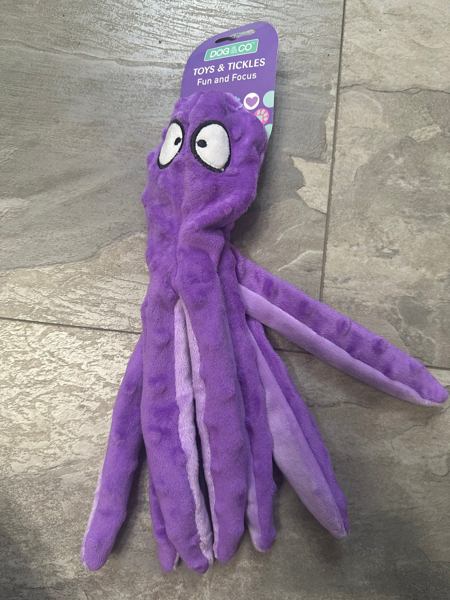 Octopus Crinkle Dog Toy