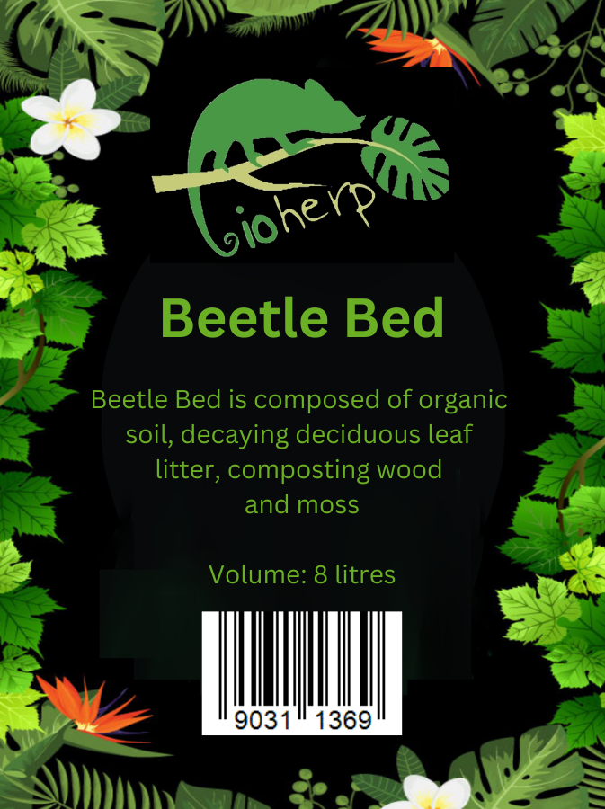 Bio Herp Beetle Bed Millipede Snail Substrate 4 Litre