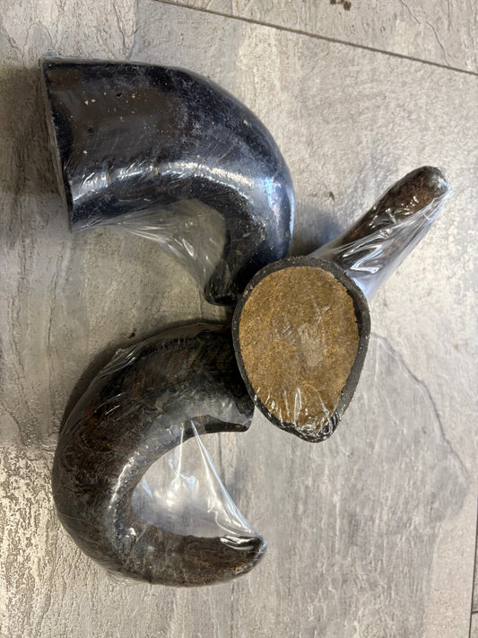 Meat Filled Buffalo Horn Natural Dog Treat Long Lasting Chew