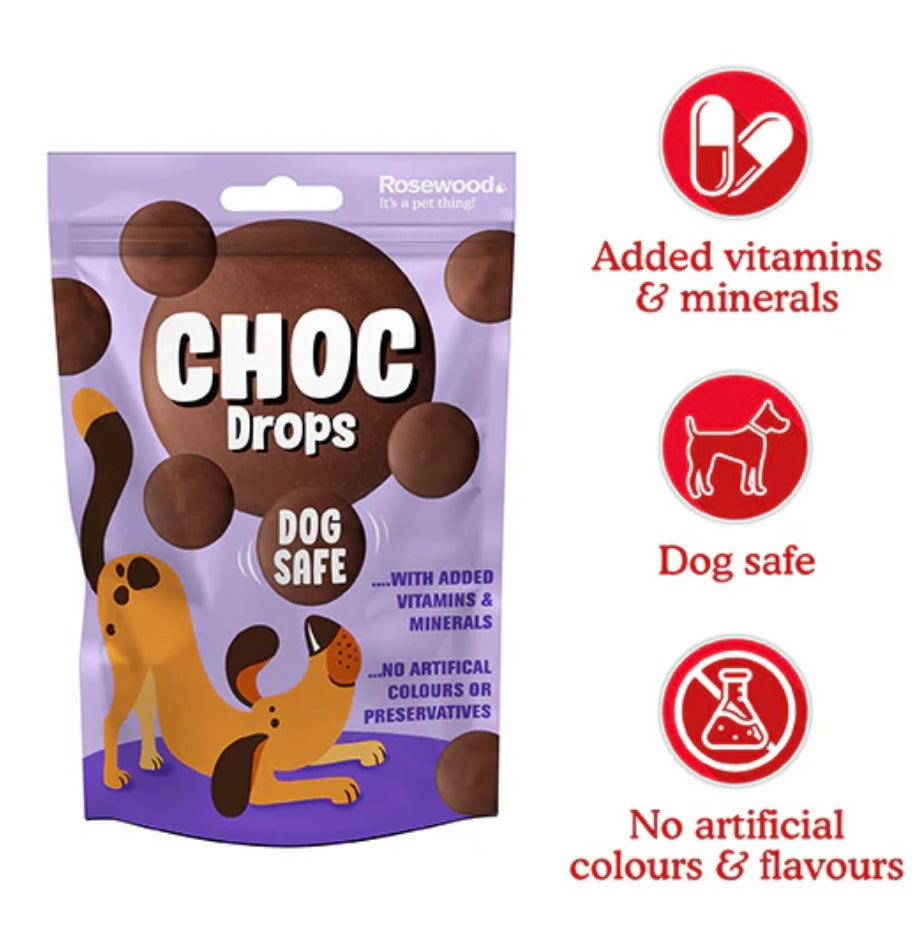 Rosewood Dog Safe Chocolate Drops Treat