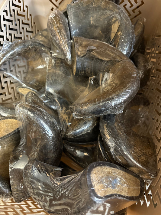 Meat Filled Buffalo Horn Natural Dog Treat Long Lasting Chew