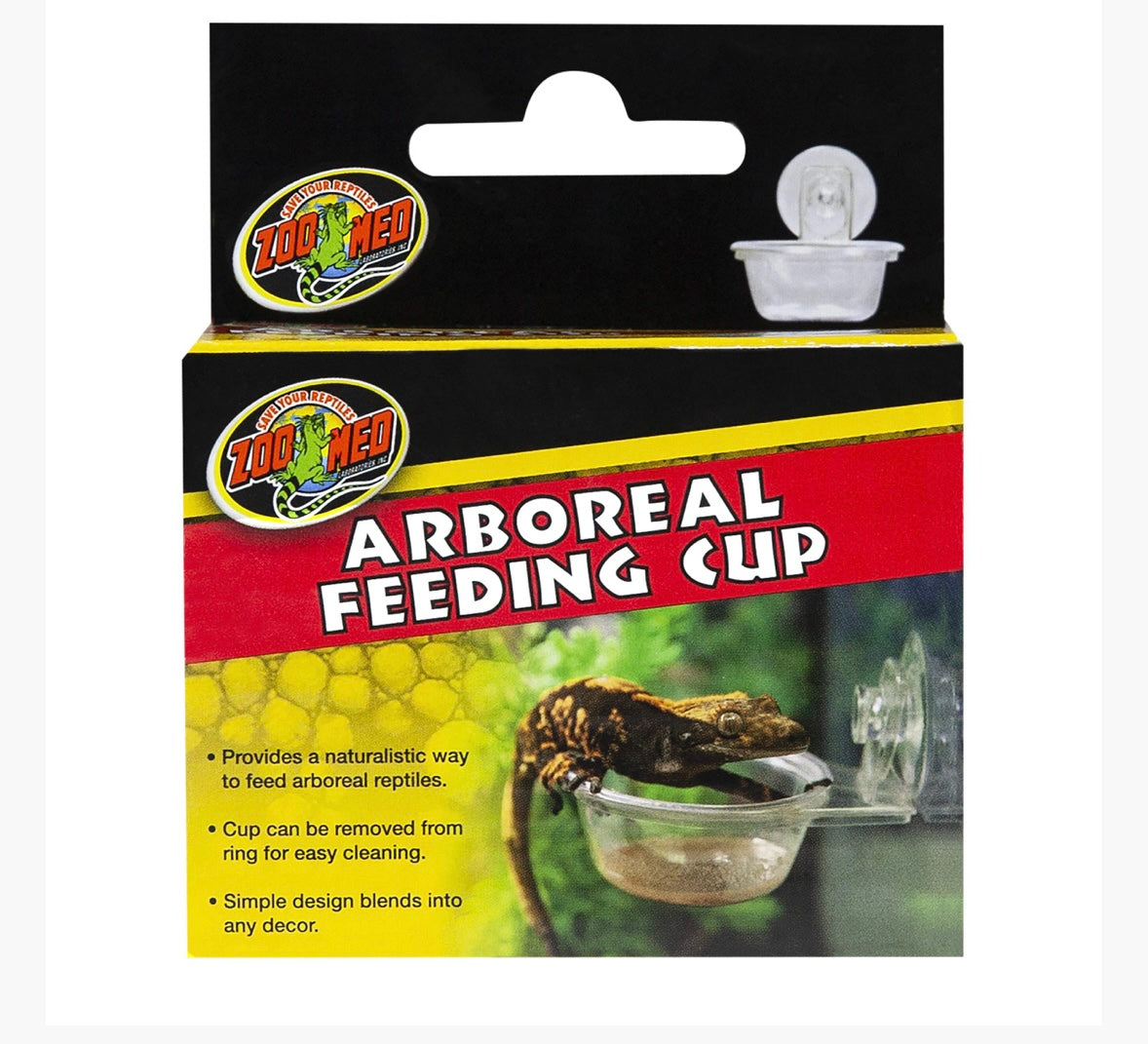 Zoo Med Arboreal Feeding Cup Ledge Gecko