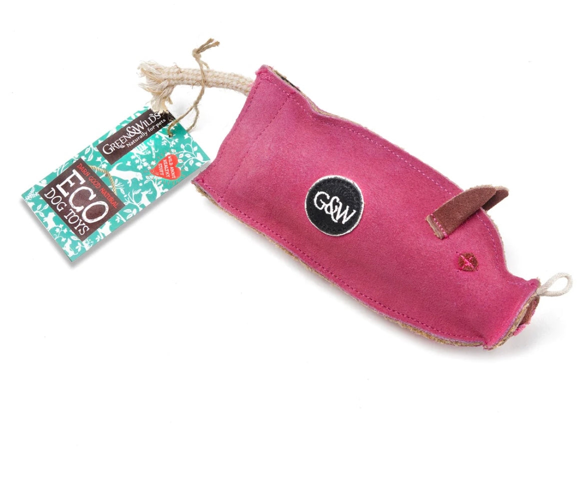 Peggy the Pig Eco Dog Toy