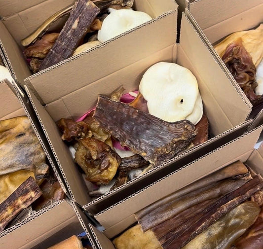 20 Piece Happy Hounds Value Box Natural Dog Treats Variety