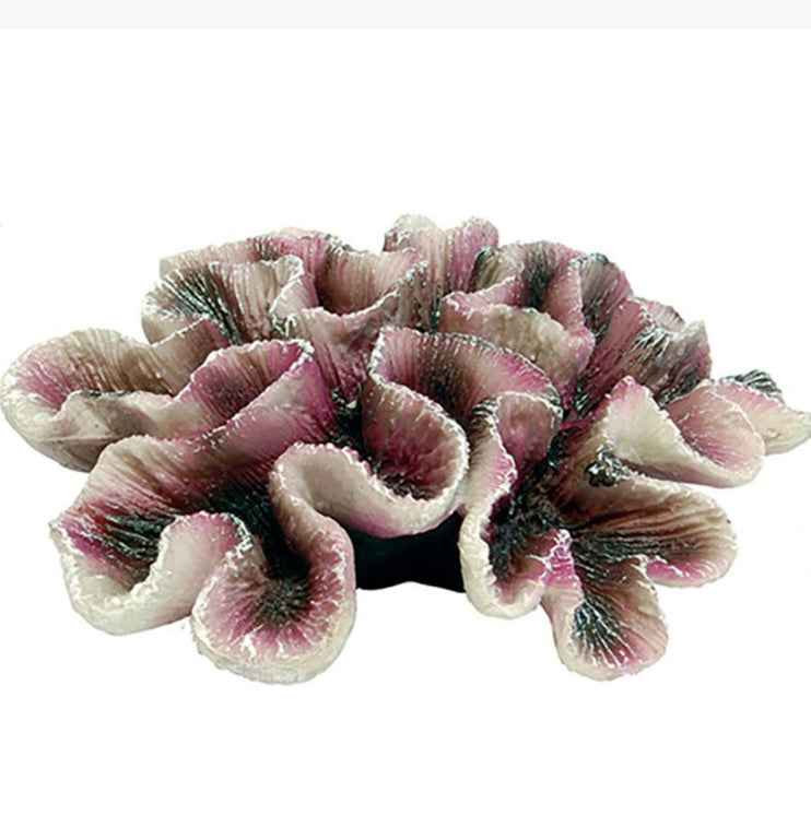 Fish Tank Ornament Coral Mauve 19 x 17 x 6cm
