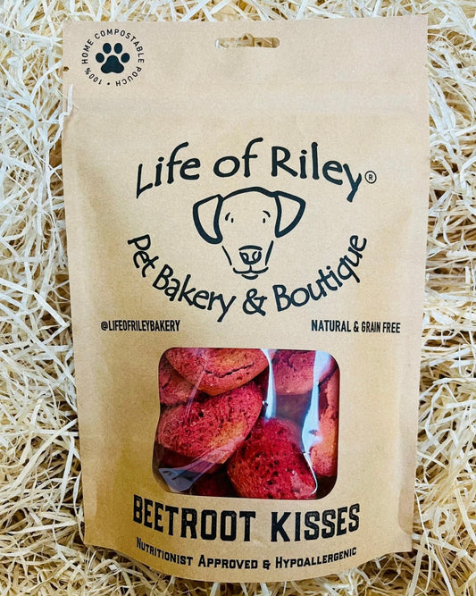 Life of Riley Beetroot Kisses Dog Biscuit Treat Grain Free