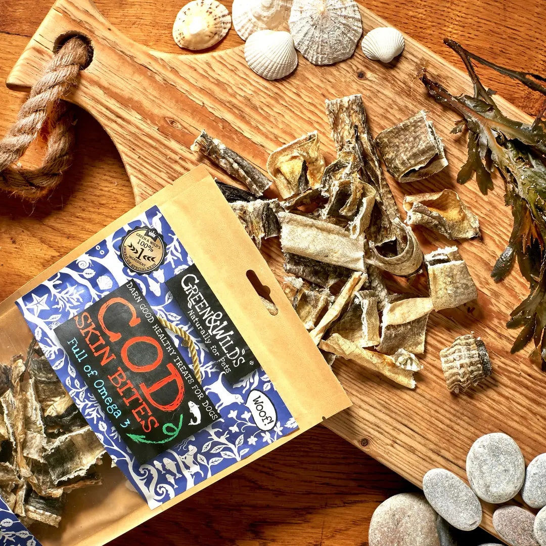 Green and Wilds Cod Skin Dog Treats