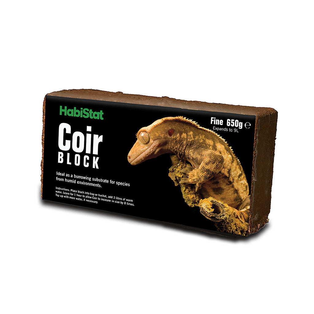 Habistat Coir Block 650g (Fine)