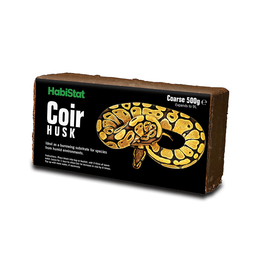 Habistat Coir Husk 500g (Coarse)