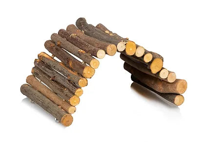 Wooden Bendy Bridge Hide Chew