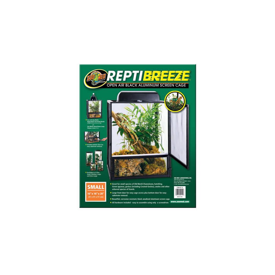 Zoo Med ReptiBreeze Screen Cage, 46x46x92cm
