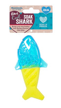 Load image into Gallery viewer, Chillax Cool Soak Summer Dog Toy Shark Design Cooling Teething
