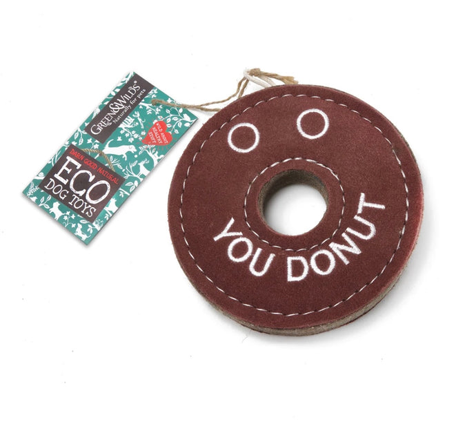 Derrick the Donut Eco Dog Toy