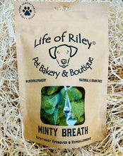 Load image into Gallery viewer, Life of Riley Minty Breath Grain Free Dog Treats 10g
