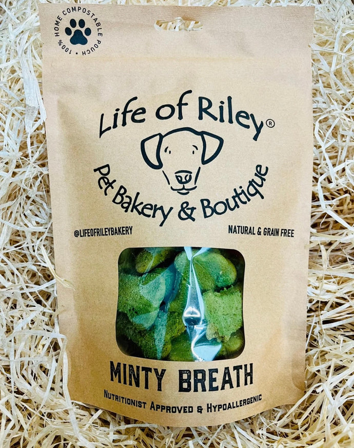 Life of Riley Minty Breath Grain Free Dog Treats 10g