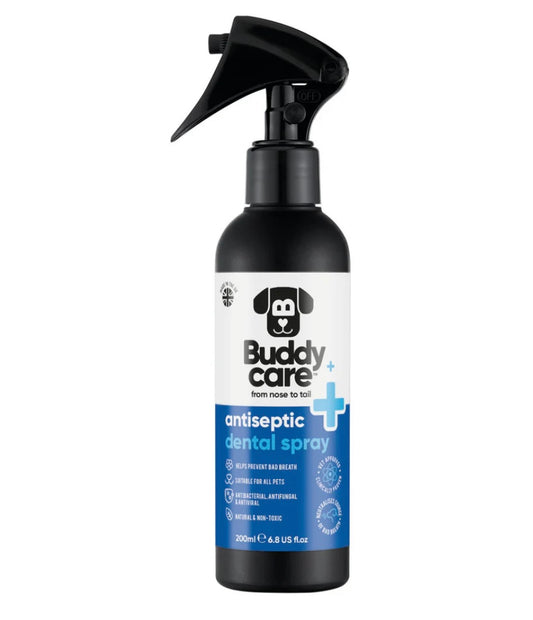 Buddy Care Pet Antiseptic Dental Spray - 200ml / 6.76 fl oz