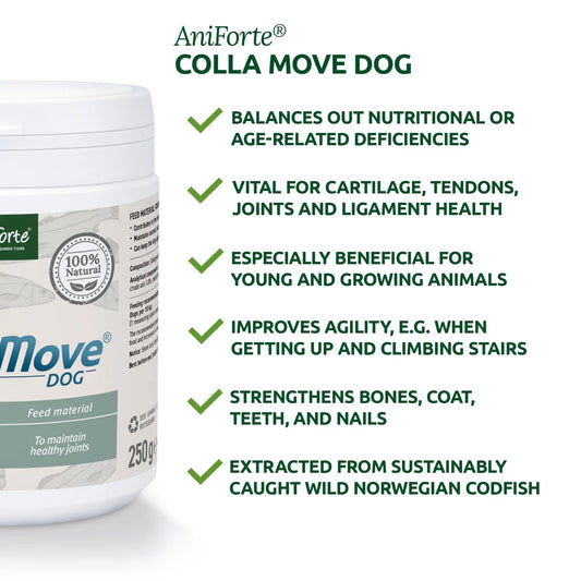CollaMove Dog Collagen 250g - Supports Joints, Tendons, Ligaments & Cartilage
