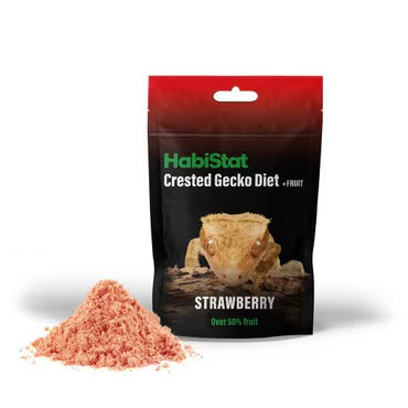 HabiStat Crested Gecko Diet 40g Fruit Paste Powder Various Flavours