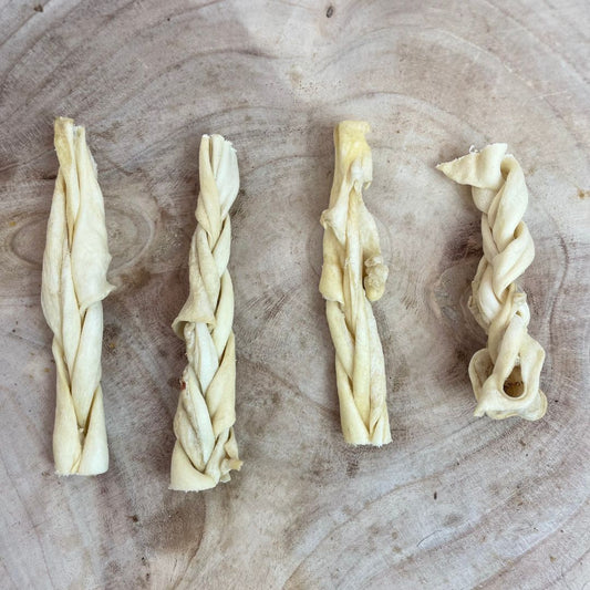 Braided Lamb Natural Dog Chew Treat 15cm