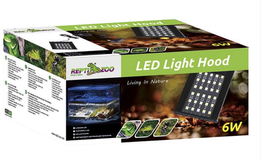 RZ Reptizoo LED Light Hood with Brackets, 6w, 13.2x9cm