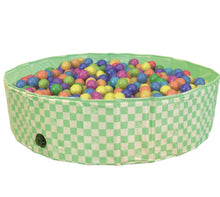 Load image into Gallery viewer, Rosewood Dog Paddling Pool Medium Green Checkered Check Ball Pit
