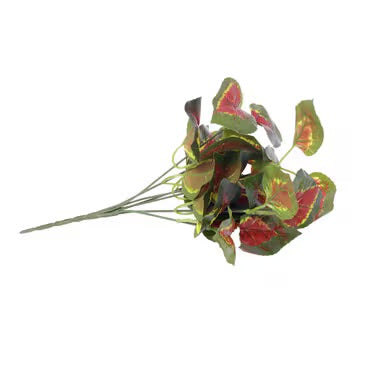 Habistat Green Mix Decor Foliage Artificial Plastic Plant 3 Pack