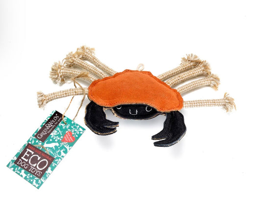Carlos the Crab Eco Dog Toy