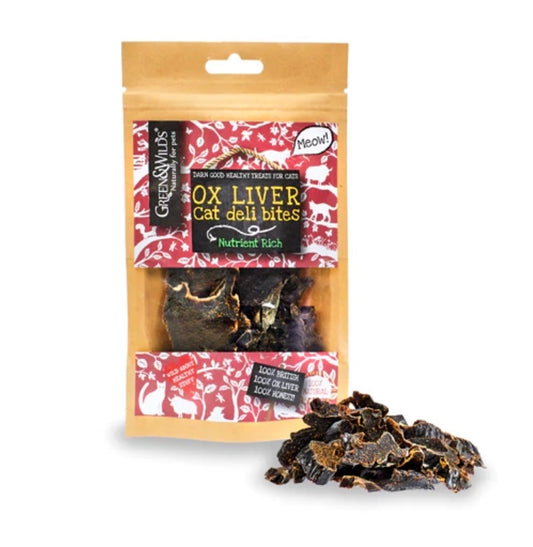 Ox Liver Bites Cat Treats 40g