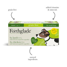 Load image into Gallery viewer, Forthglade Chicken &amp; Lamb Natural Wet Dog Food - Small Dog Variety Pack
