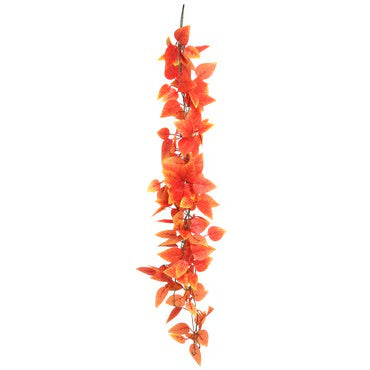 HabiStat Hanging Vine 100cm Foliage Decor Arrificial Plant - Red Wisteria