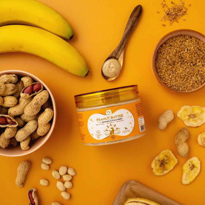 Dog Peanut Butter: Banana & Flaxseeds 275g