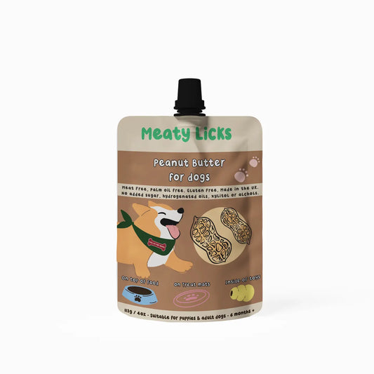 Peanut Butter Pouch For Dogs 113g 4oz Training