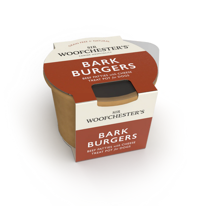 Sir Woofchester Bark Burgers
Treat Pot Mini Cheese Burgers Dog