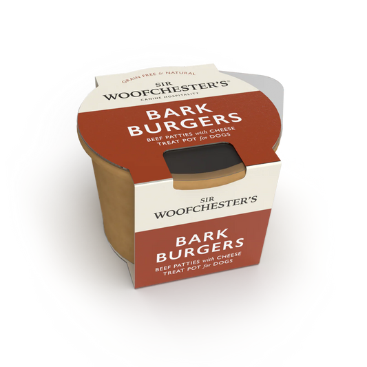 Sir Woofchester Bark Burgers
Treat Pot Mini Cheese Burgers Dog
