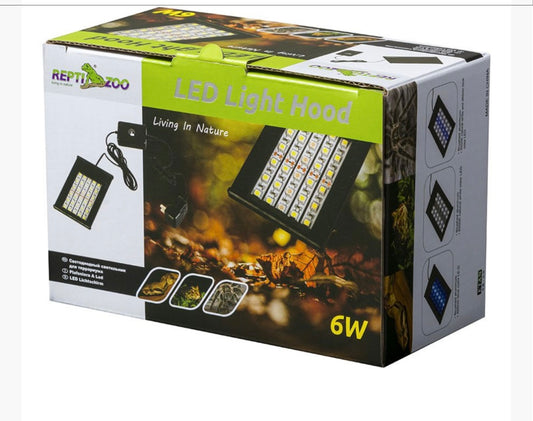 RZ Reptizoo LED Light Hood with Brackets, 6w, 13.2x9cm