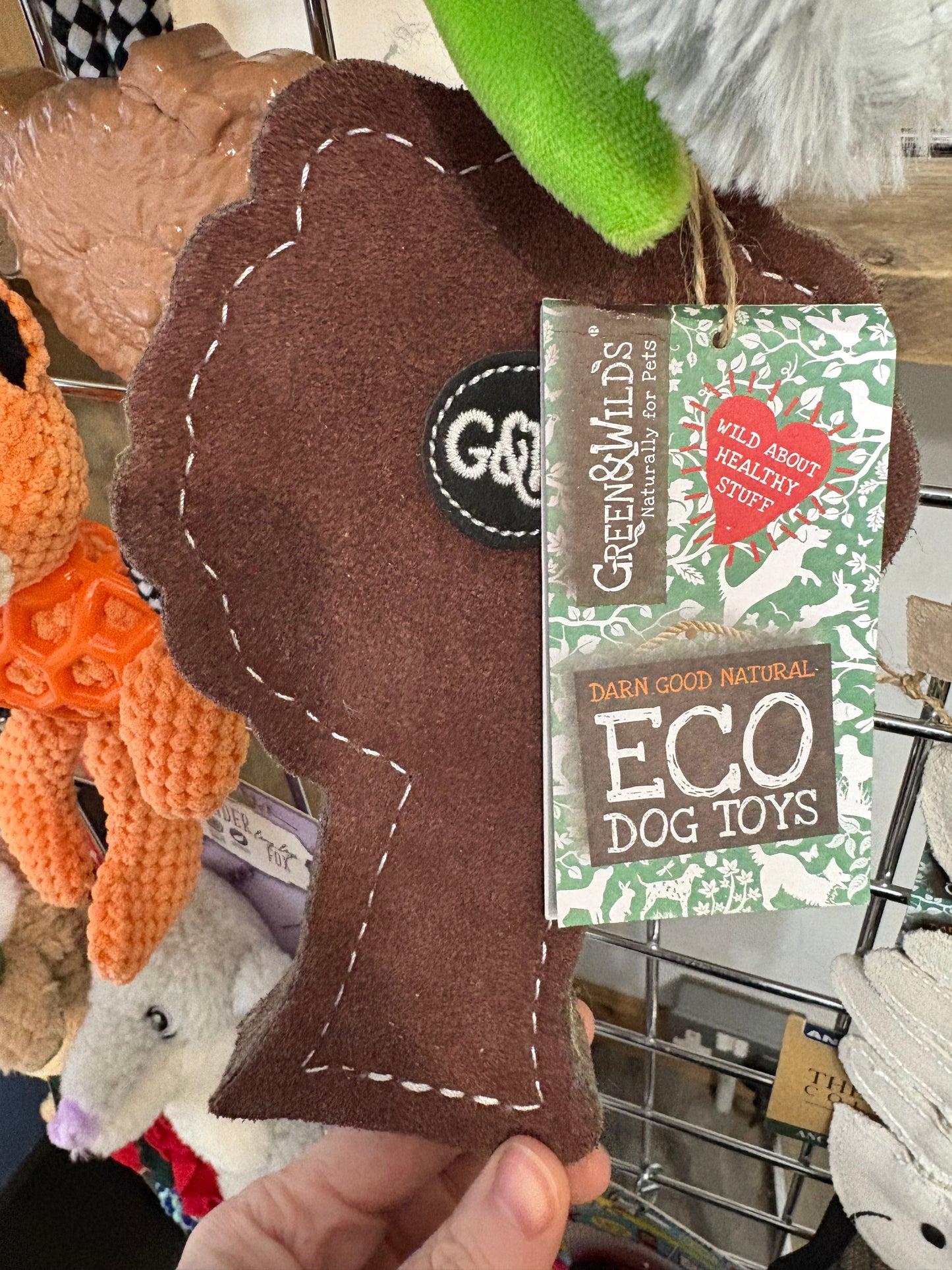 Green and Wilds Barking Up The Wrong Tree Dog Toy