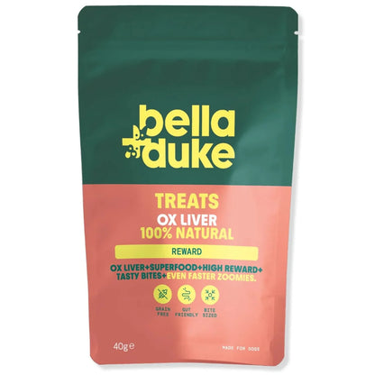 Bella and Duke Ox Liver Natural Dog Treats 40g