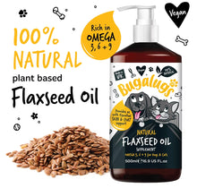 Load image into Gallery viewer, Bugalugs Flaxseed Oil Supplement 500ml
