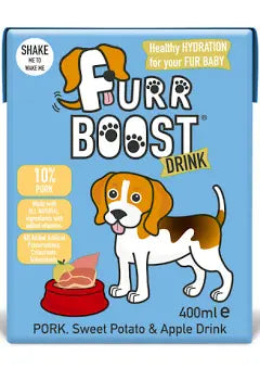 Pork, Sweet Potato and Apple Furr Boost 400ml Supplement Hydration Drink Dog