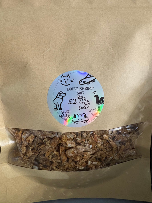 Dried Shrimp 50g Bag Supplement Topper Natural Treat
