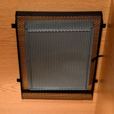 HabiStat Reptile Radiator Guard, Black