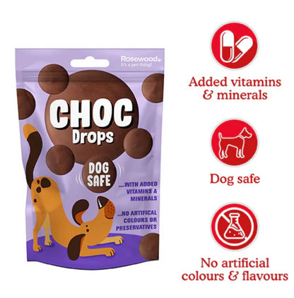 Rosewood Dog Safe Chocolate Drops Treat