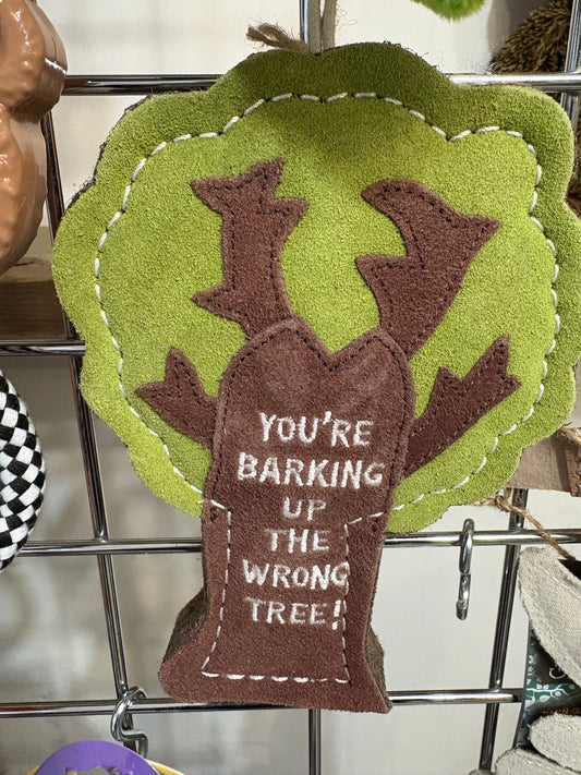 Green and Wilds Barking Up The Wrong Tree Dog Toy