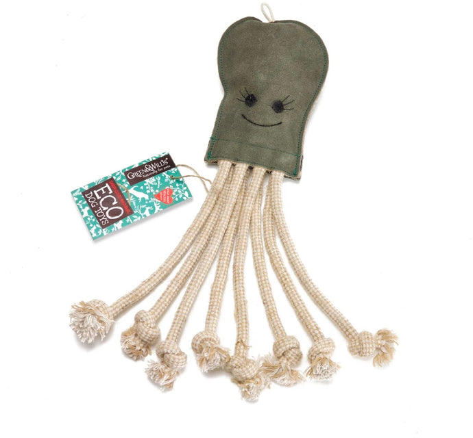 Olive the Octopus Eco Dog Toy