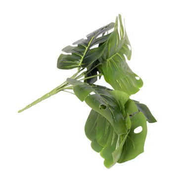 Habistat Green Mix Decor Foliage Artificial Plastic Plant 3 Pack