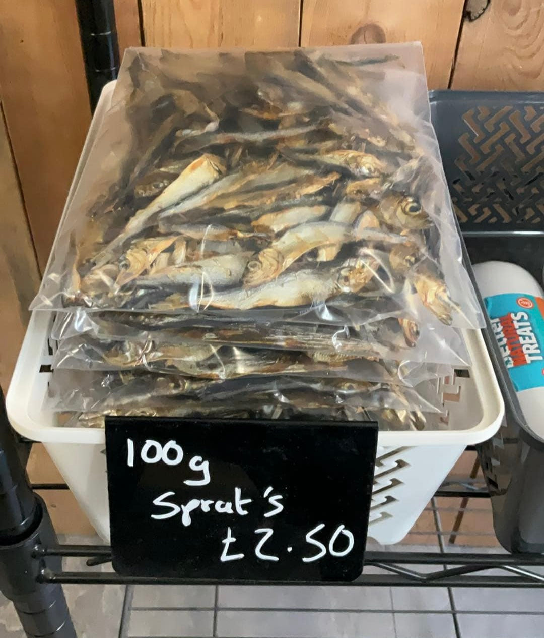100g Dried Sprats Natural Dog Treats