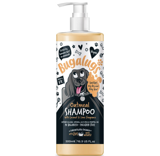 Bugalugs Oatmeal Shampoo 500ml Pump