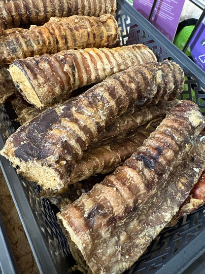 Collagen Filled Trachea Natural Dog Treat Enrichment